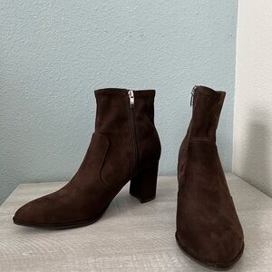 Marc Fisher block heel bootie